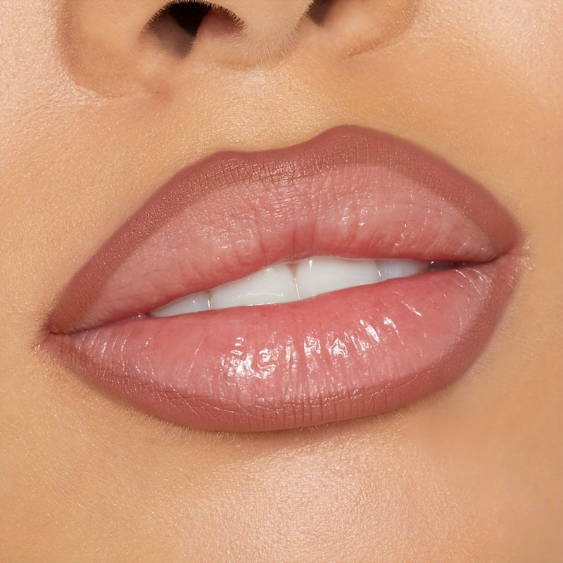 Set de lápiz labial mate y perfilador de labios para mujer, 12 colores nude berry, de larga duración