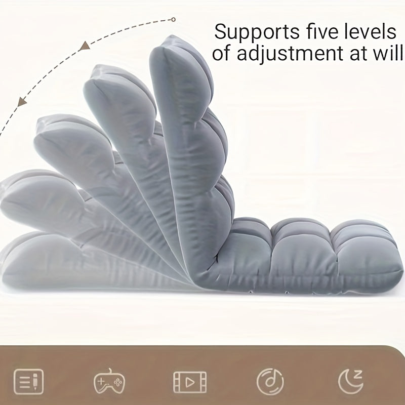 Waterproof Cushion with 5-Level Support for Living Room and Study Soft Seat Pad