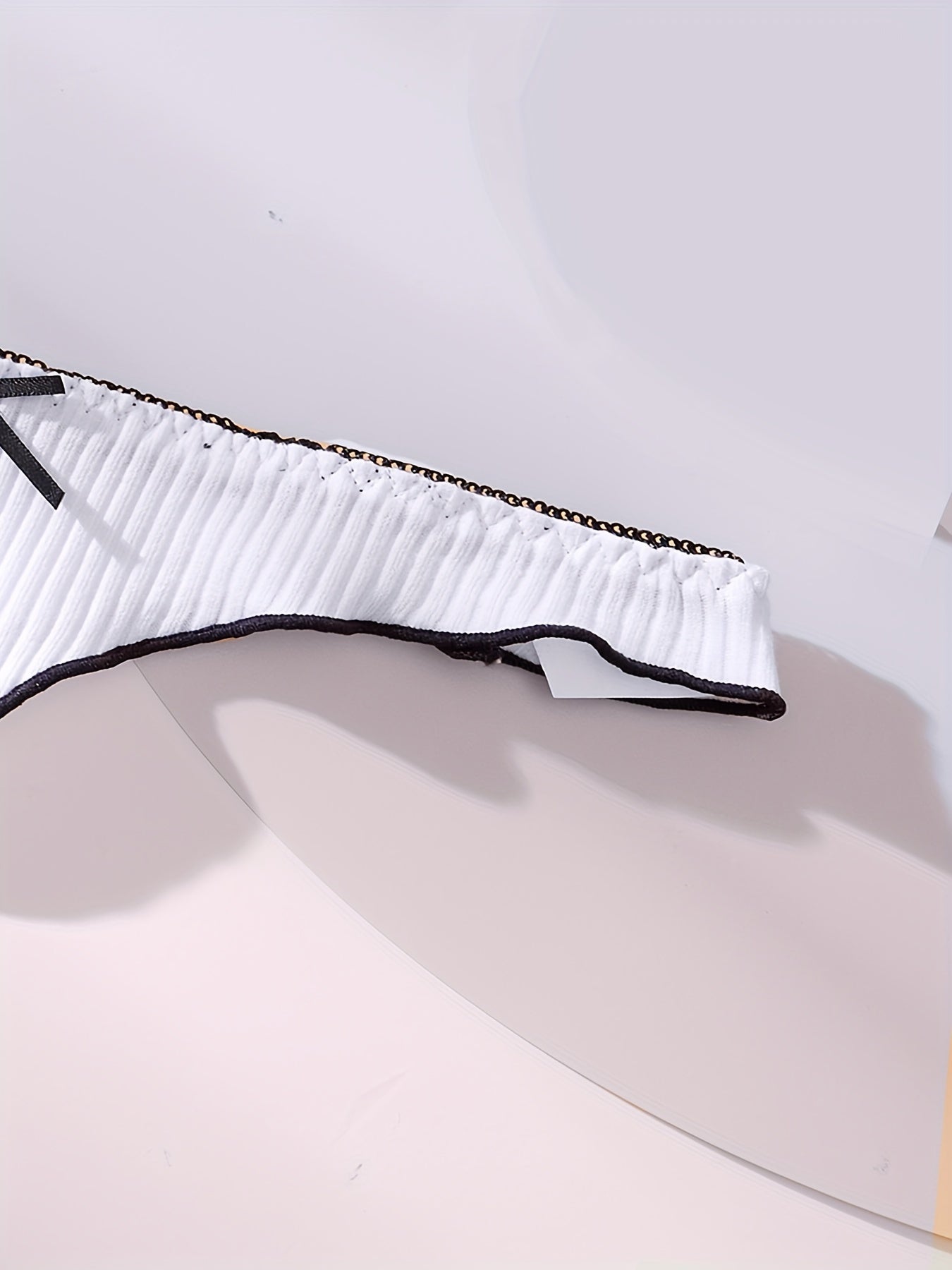 Women’s Breathable Lace Thong with Bow Underwear