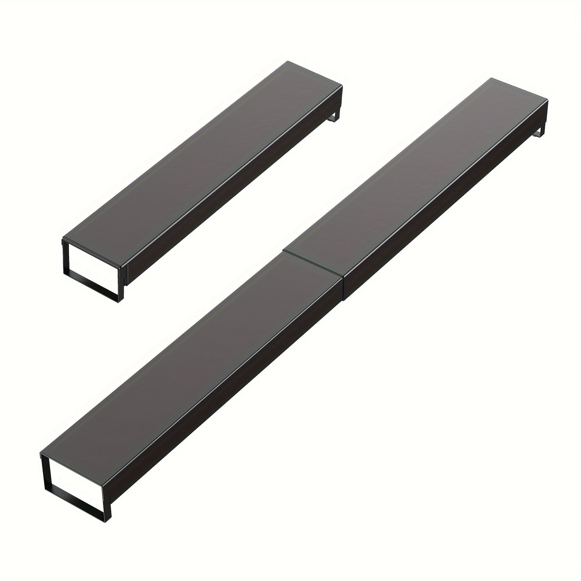 Stainless Steel Gas Stove Backsplash Guard Adjustable Oil-Resistant Shelf