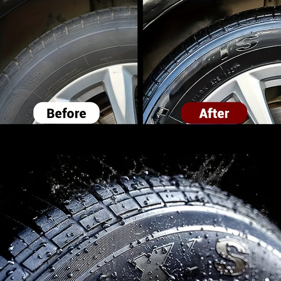 Tire Wax for Car and Motorcycle Long-Lasting Shine and Protection 30g