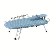 Large Panel Ironing Board with Folding Legs and Washable Cover