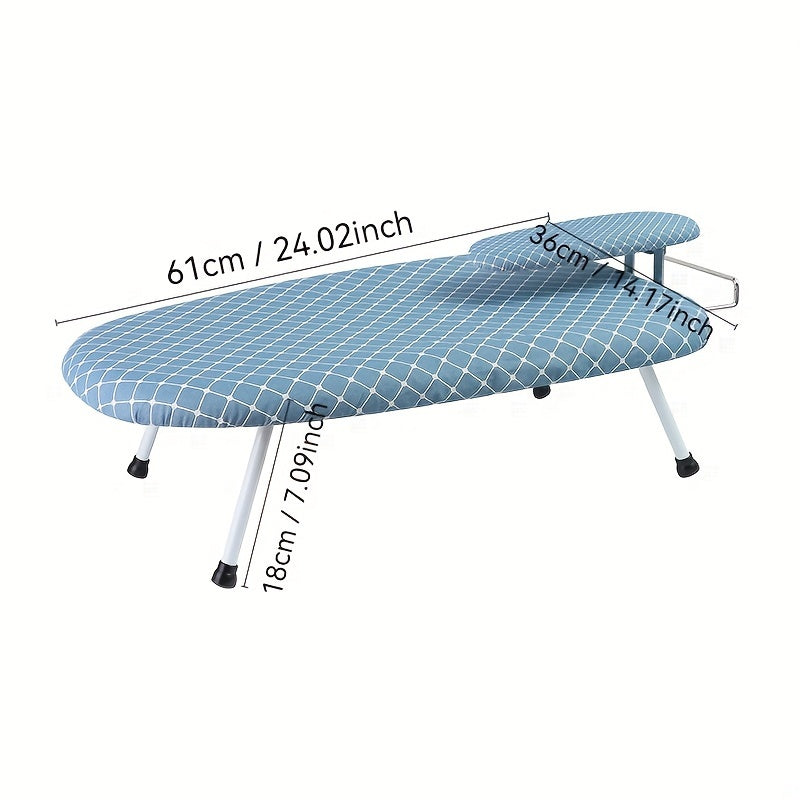 Large Panel Ironing Board with Folding Legs and Washable Cover