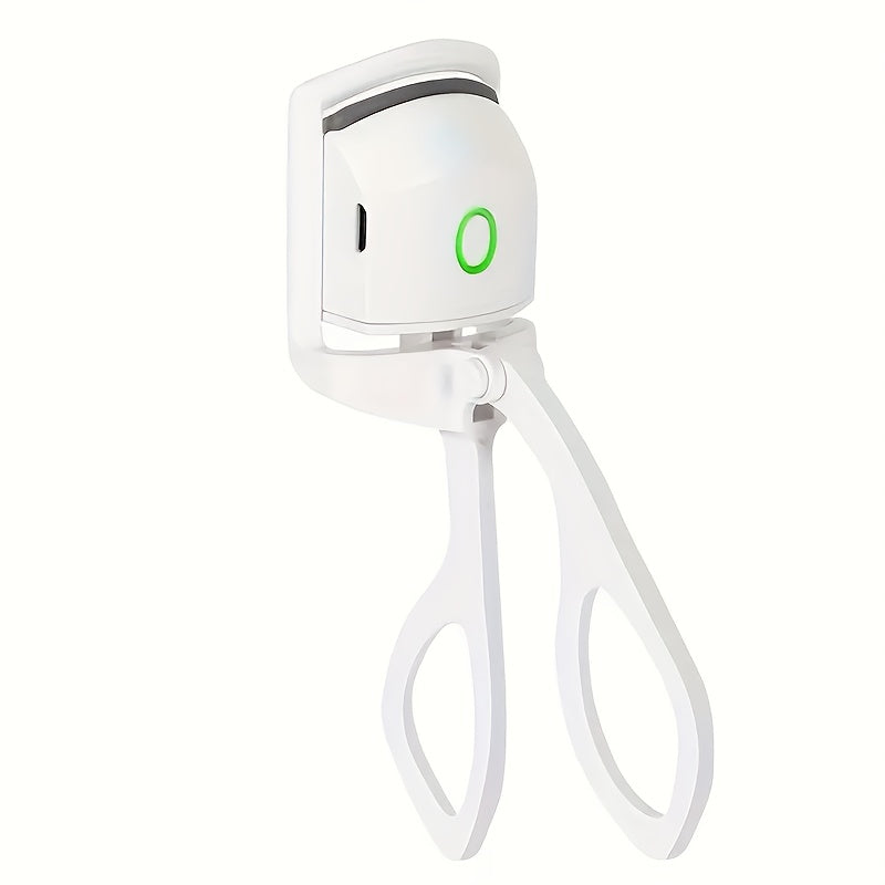 USB Rechargeable Electric Eyelash Curler for Long-Lasting Curls