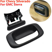 Rear Door Handle Cover Set for Pickup Trucks Silver Finish Car Accessory