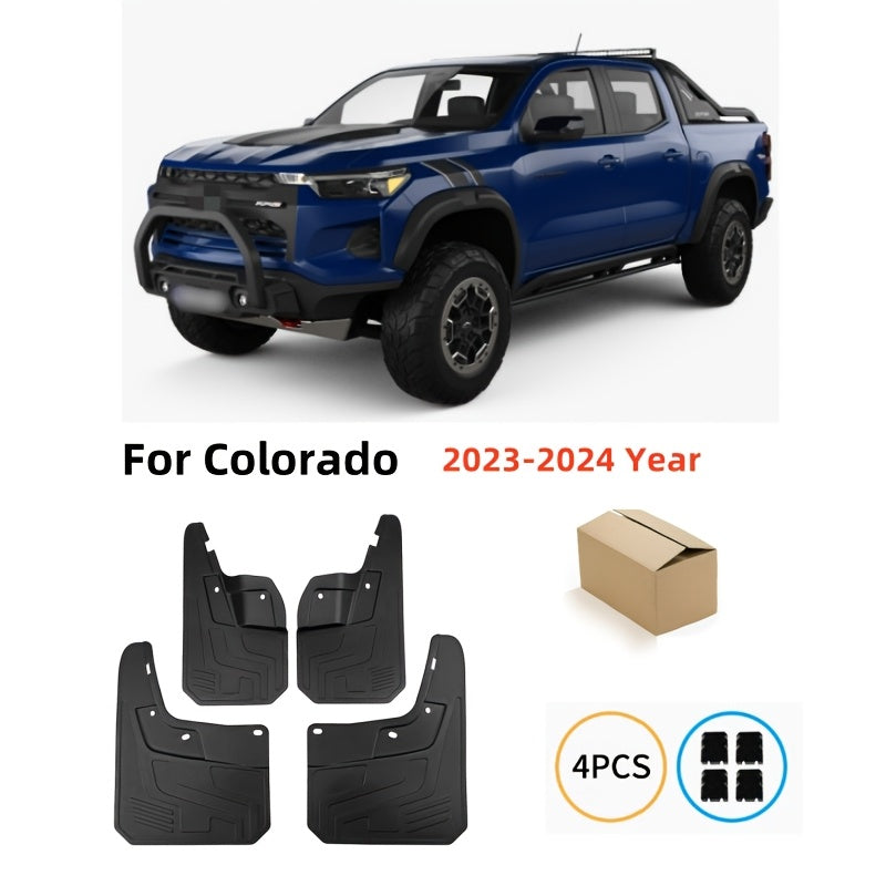 4pcs Car Fender Set for Truck SUV Aluminum Rustproof Black