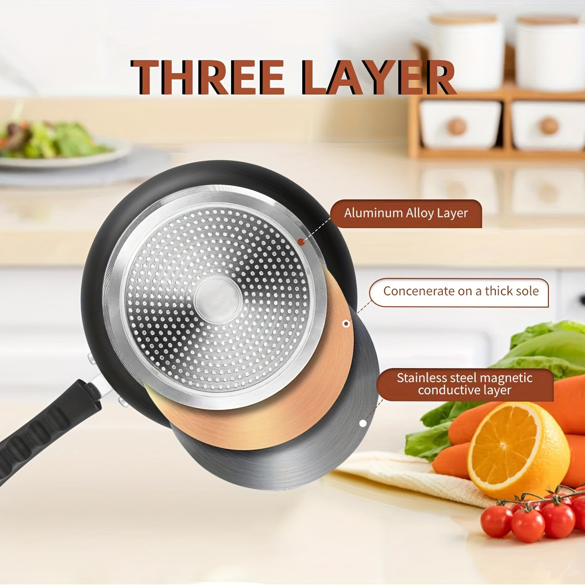 Set of Four Nonstick Sauce Pans with Lids 1 Quart 2 Quart Induction Safe PFOA Free