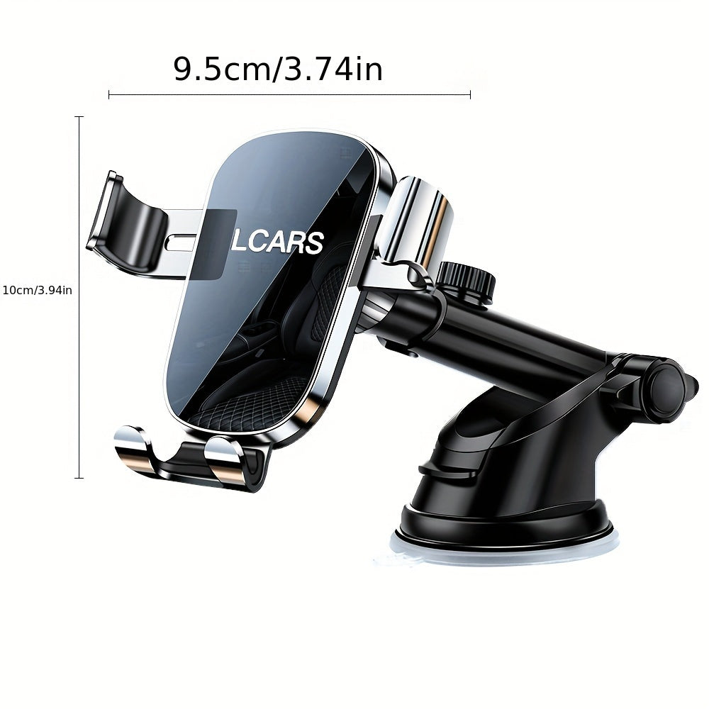 Universal mobil telefon avtomobil uchun o'rnatish, oltin rangli yopishqoq kupali bracket bilan