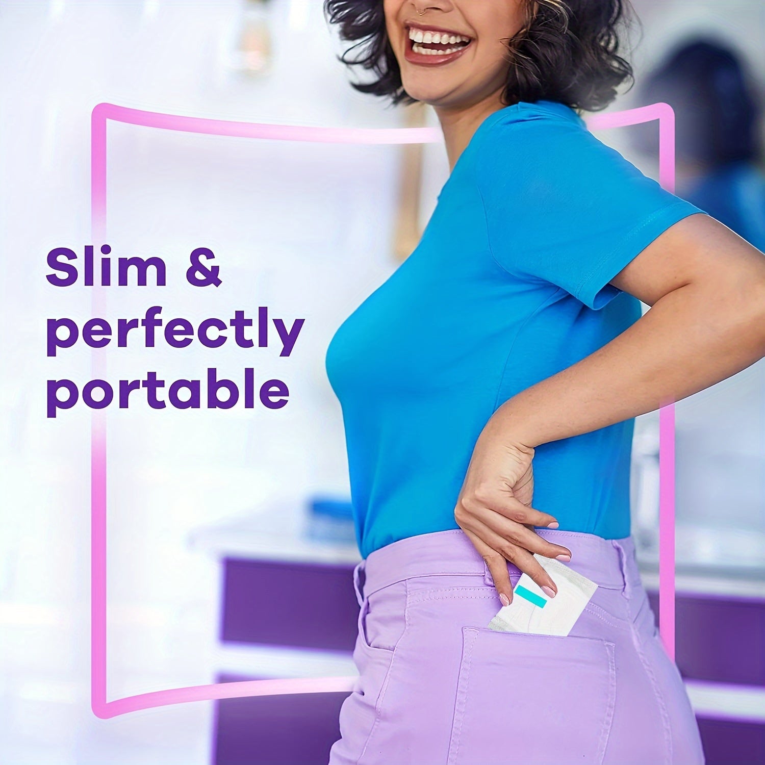 5 Packs of Unscented Ultra-Thin Winged Sanitary Pads for Women