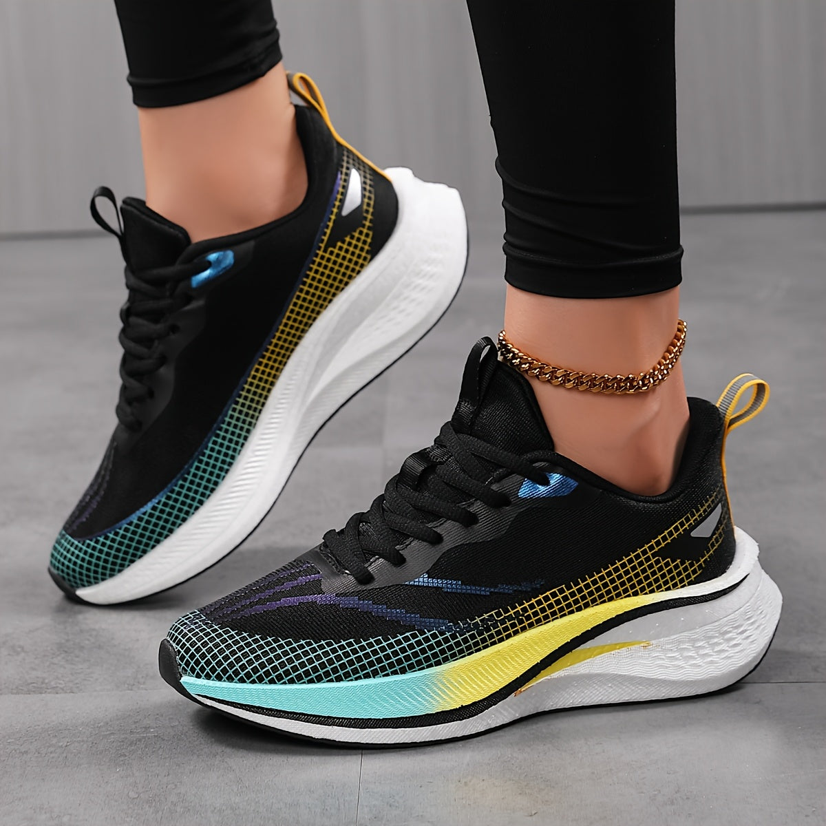 Zapatillas de running ligeras para hombre con placa de carbono, tela transpirable y amortiguación que absorbe los golpes