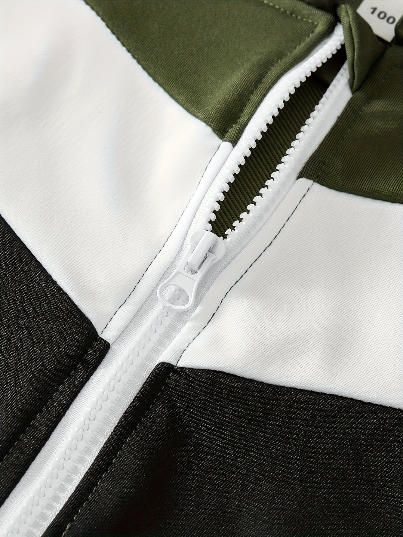 Kids' Hooded Jacket and Pants Set Fall Casual Stripes Polyester