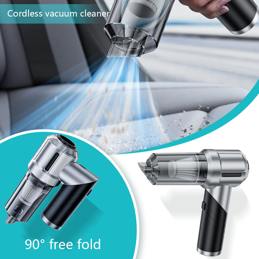 120W Foldable Handheld Vacuum Cleaner with Strong Suction Portable Dust Cleaner