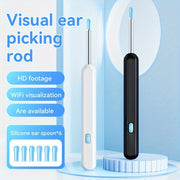 8-Piece Ear Wax Removal Kit with Camera and LED Lights for iOS Android Smartphones