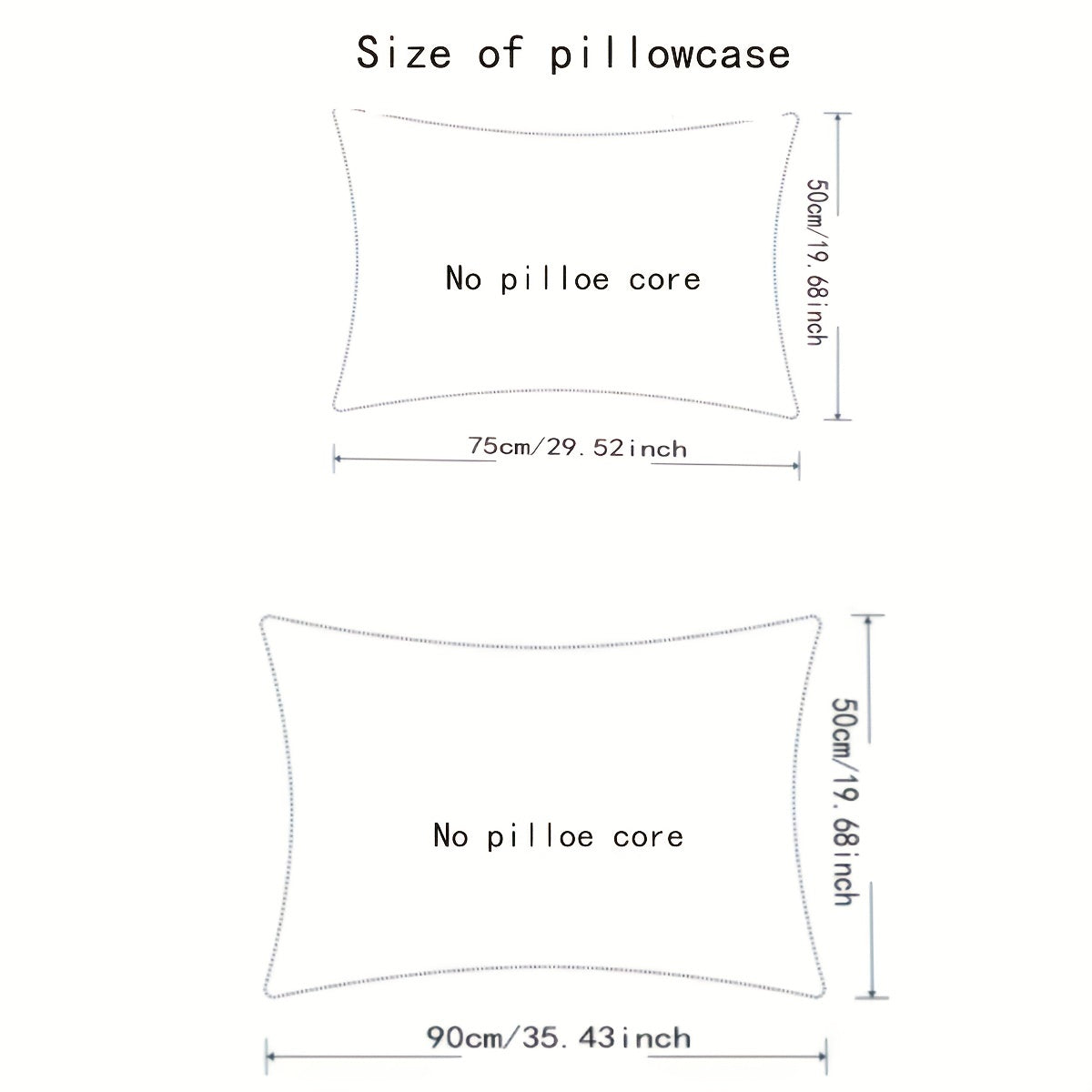 Satin Pillowcase with Envelope Closure Hypoallergenic Hand Washable Woven Tie-Dye Polyester Soft and Smooth