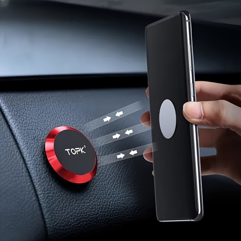 Soporte universal para teléfono de coche con rotación de 360° y soporte magnético para tablero