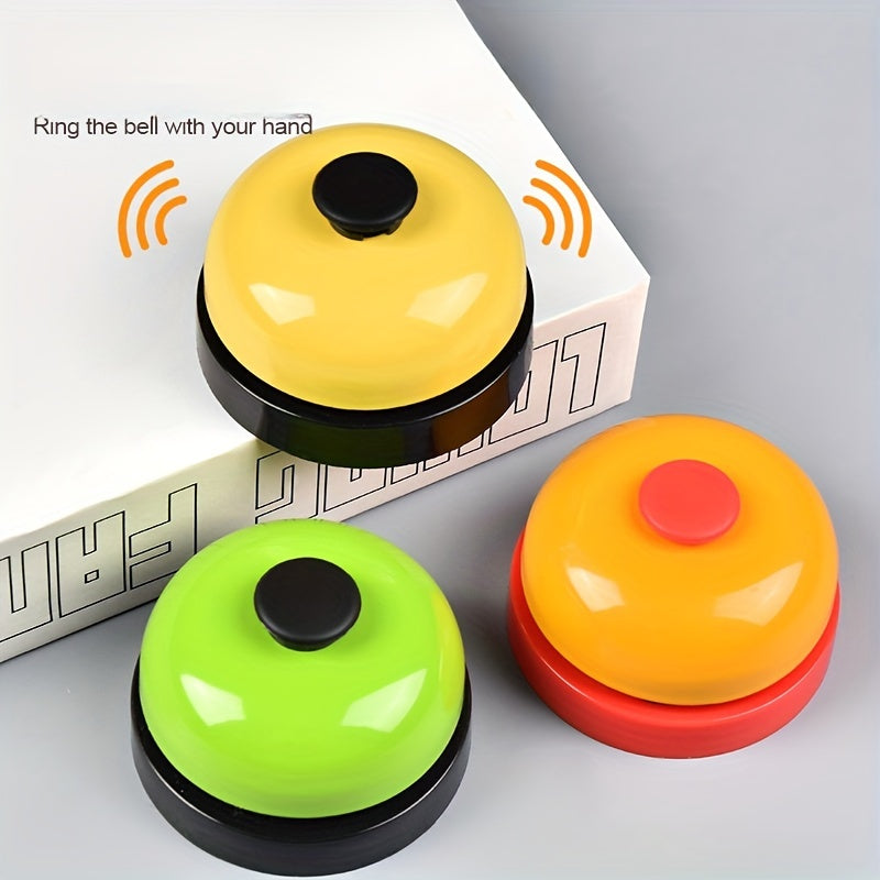 Rang-barang metall qo‘l chalinishi, stol uchun toza tovush bilan, uy hayvonlari uchun ogohlantirish