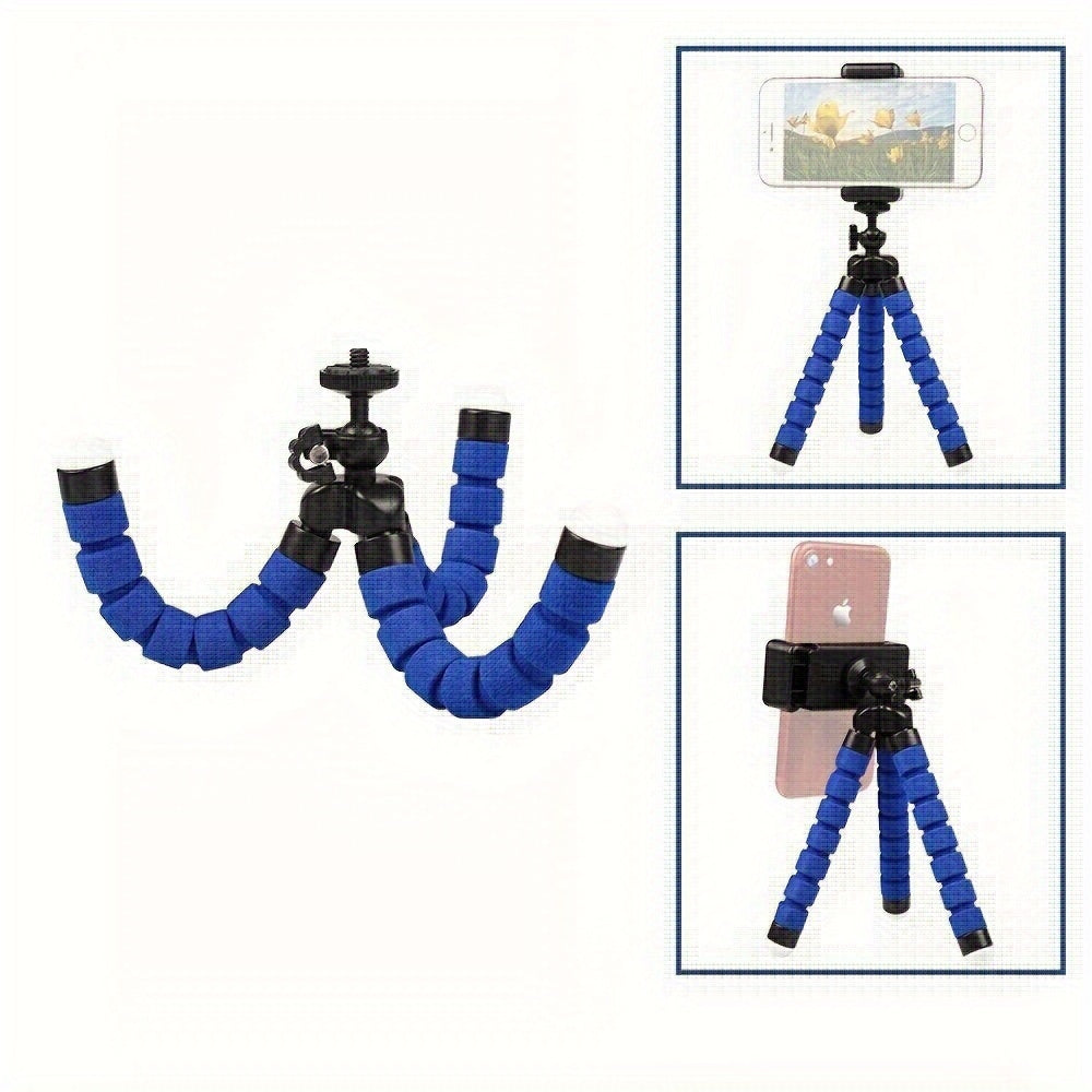 Mini Octopus Tripod for Phones and Cameras 360° Rotation Portable Clip