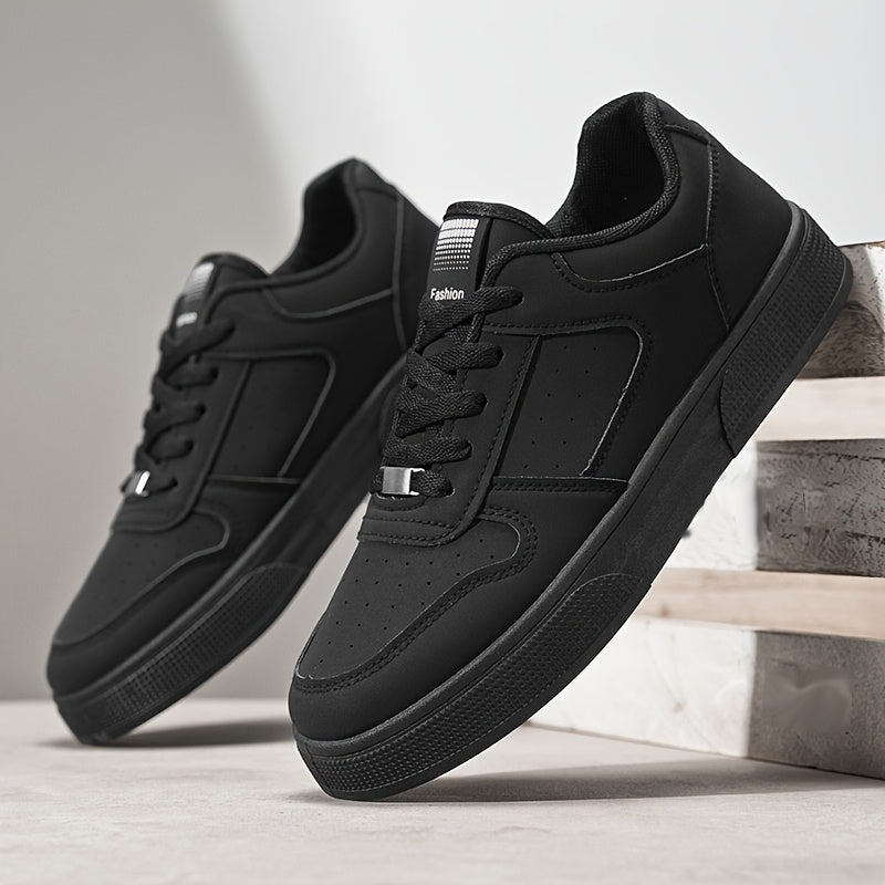 Черные низкие дышащие повседневные кроссовки для мужчин и женщин