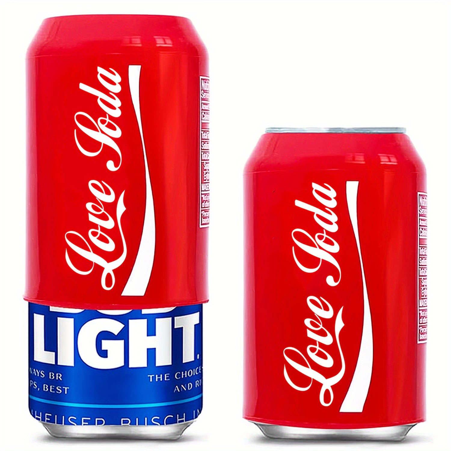 Silicone Beer Can Cover Disguises Soda Cans for 12oz and 16oz Sizes 1 or 3 Pack