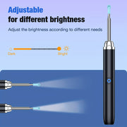 HB qayta zaryadlanadigan quloq mumini olib tashlash vositasi - xavfsiz uy qurilmasi, USB orqali zaryadlanadi, bir nechta nozzle uchi va tozalash eritmasi. Zamonaviy, mustahkam konstruktsiya.