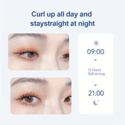 USB Rechargeable Electric Eyelash Curler with Long-Lasting Heated Curls