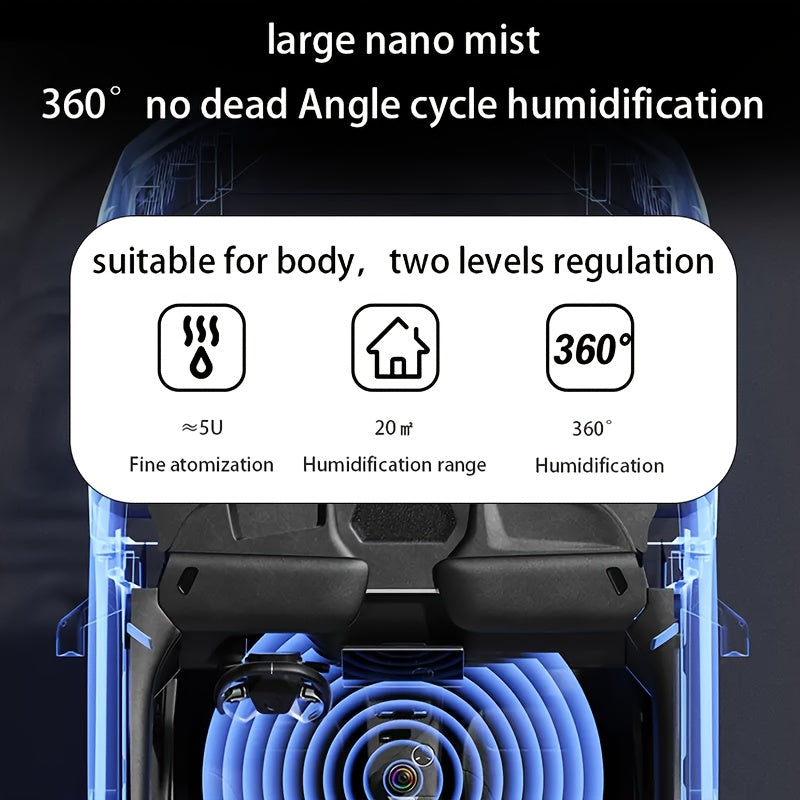 Colorful Humidifier for Bedroom Living Room Office Car Ambient Light