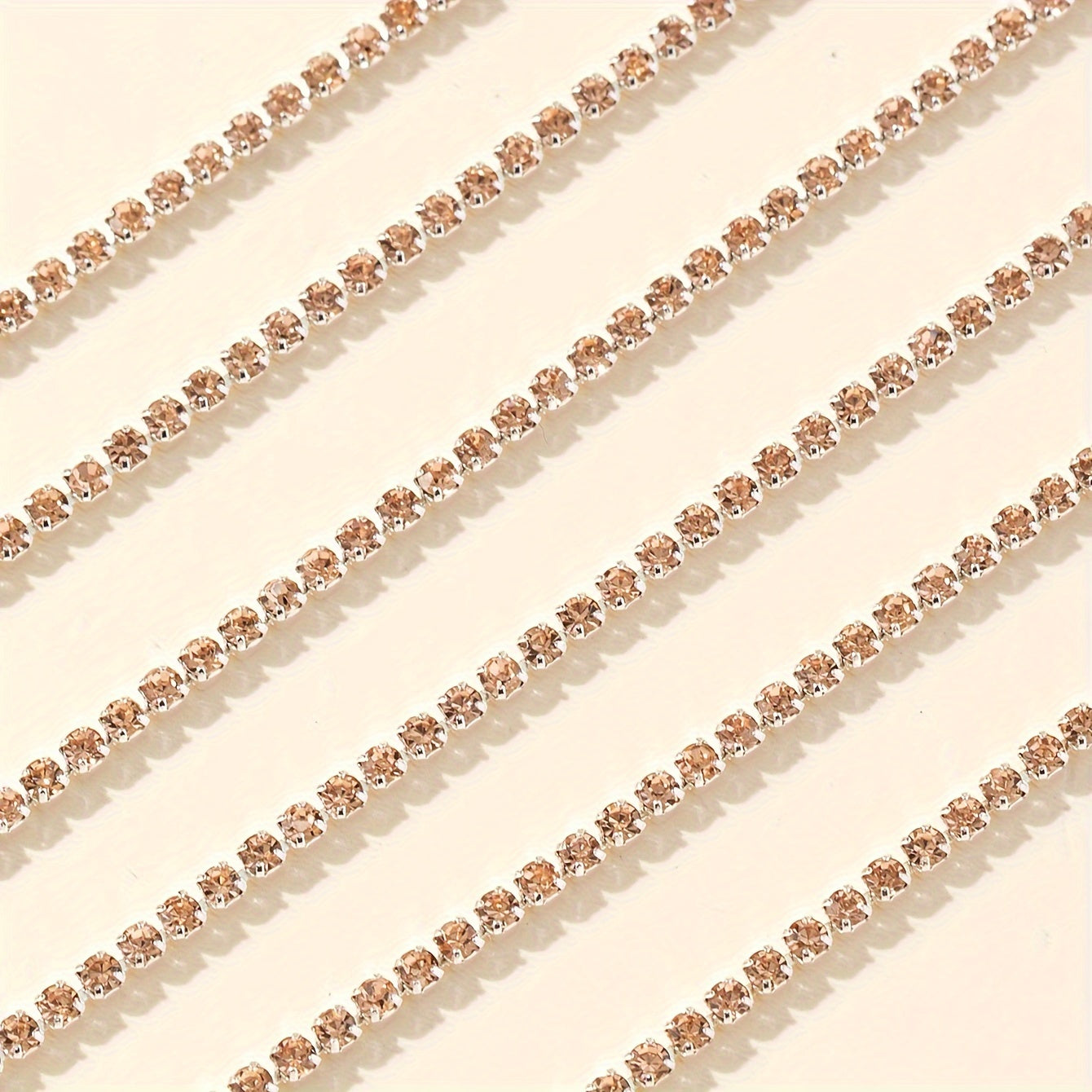 Элегантная цепочка для ногтей с блестками и стразами длиной 400 см, украшения для ногтей с ультра-блестками и алмазами