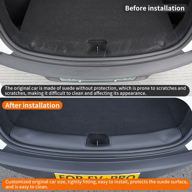 Rear Trunk Protector Set for Tesla Model Y 2025 Refreshed Trunk Guard Pad