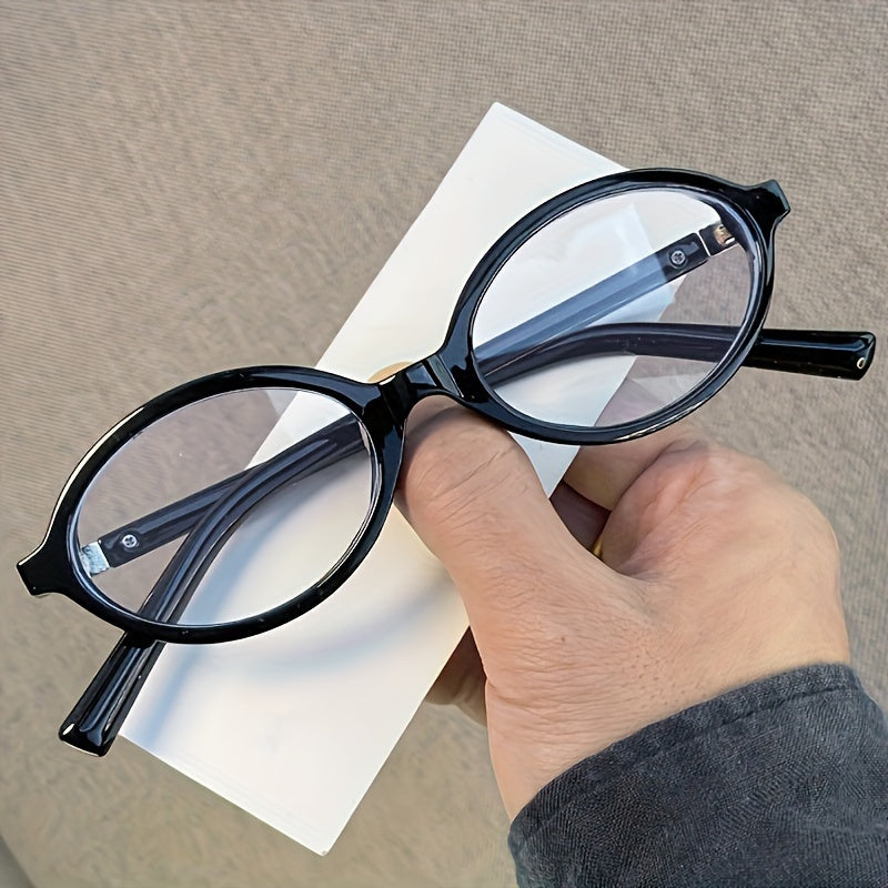 Leopard Print Small Frame Glasses Blue Light Blocking Y2K Style for Screen Use