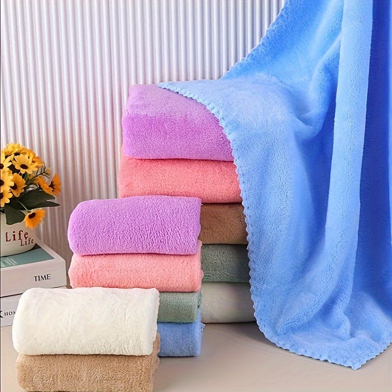 Ultra-Yumshoq Mikrofiber Sochiq (34.01x73.99 sm) - Singdiruvchi, Tez Quruq, Rang O'zgarmas - Tanaga, Sportga, Yoga, Spa, Sport Zali, Oshxona, Avtomobil uchun Ideal - Ko'k, Pushti, Binafsha, Kulrang, Oq