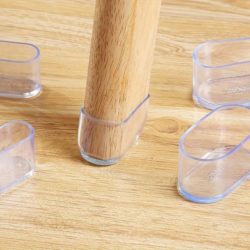 Stol va stul oyoqlarini 10/20 dona Oval Stul Oyoq Qopqog'i to'plami bilan himoya qiling. Ushbu qora kauchuk uchlari shaffof oynalar bilan jihozlangan bo'lib, elektr bo'lmagan quvurlar uchun ajoyibdir.