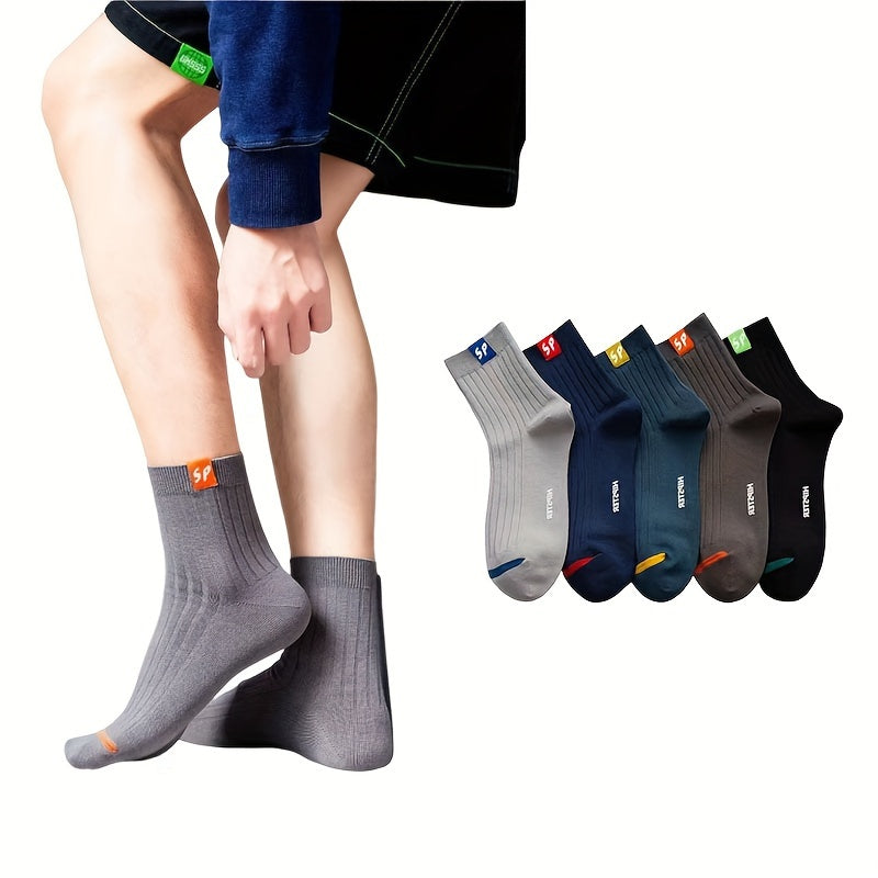Мужские повседневные спортивные носки, упаковка из 5, 10, 15, 20 пар, дышащие, мягкие, прочные