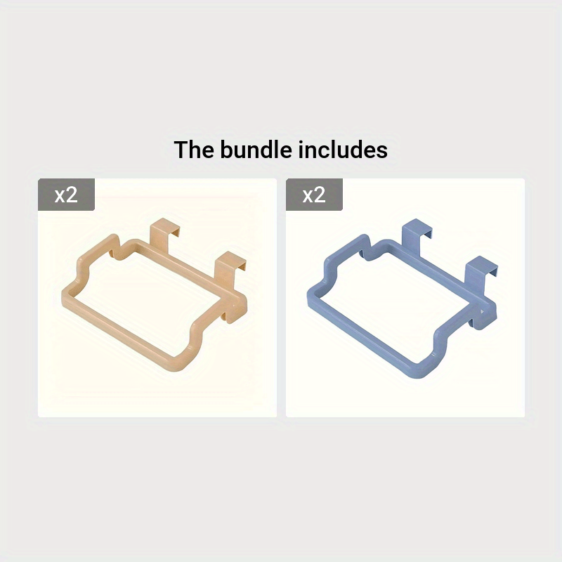 Reusable Plastic Bag Holder Rack for Kitchen Pantry Garage Bathroom