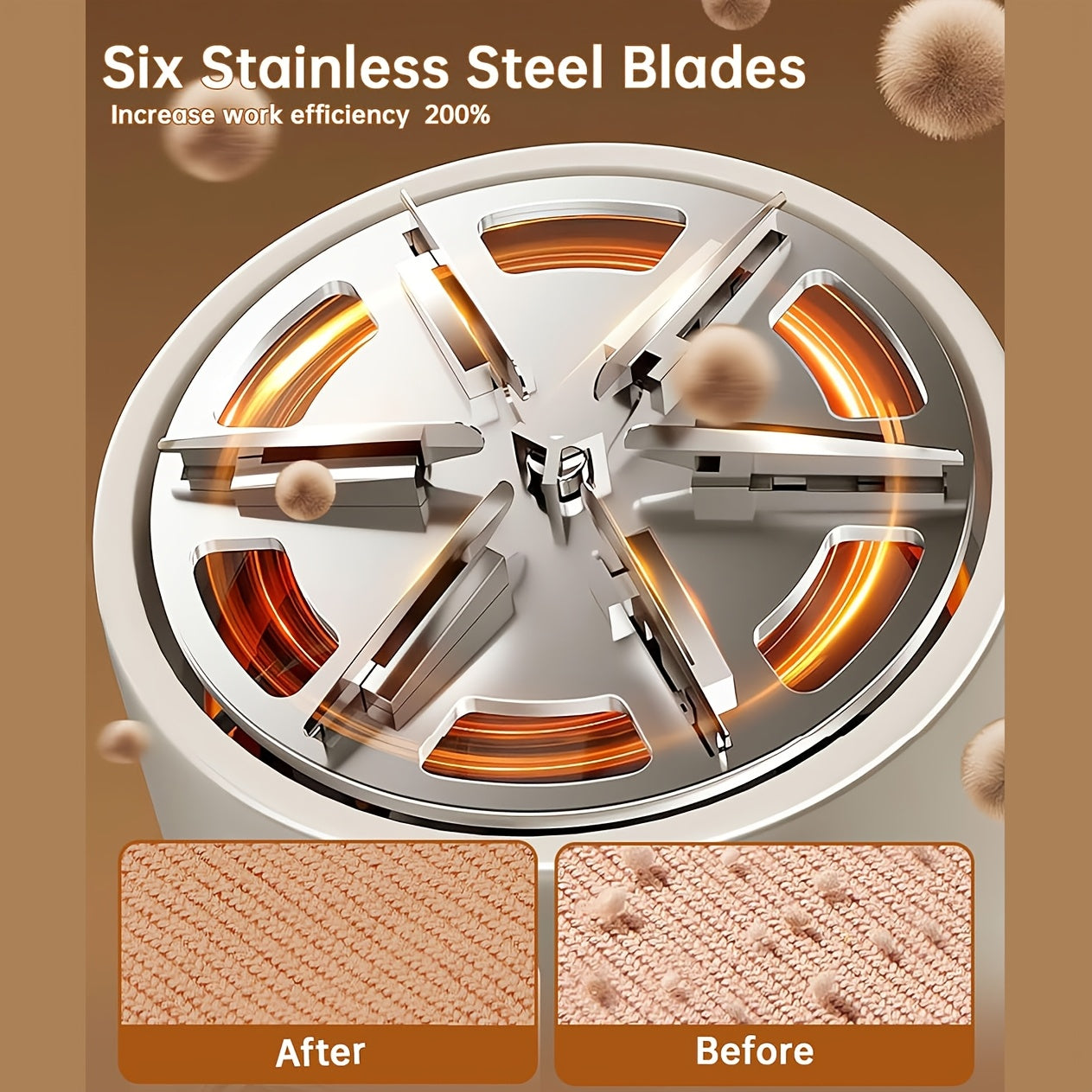 LED Display Sweater Shaver with Three-Level Control for Clothing and Fabric Care