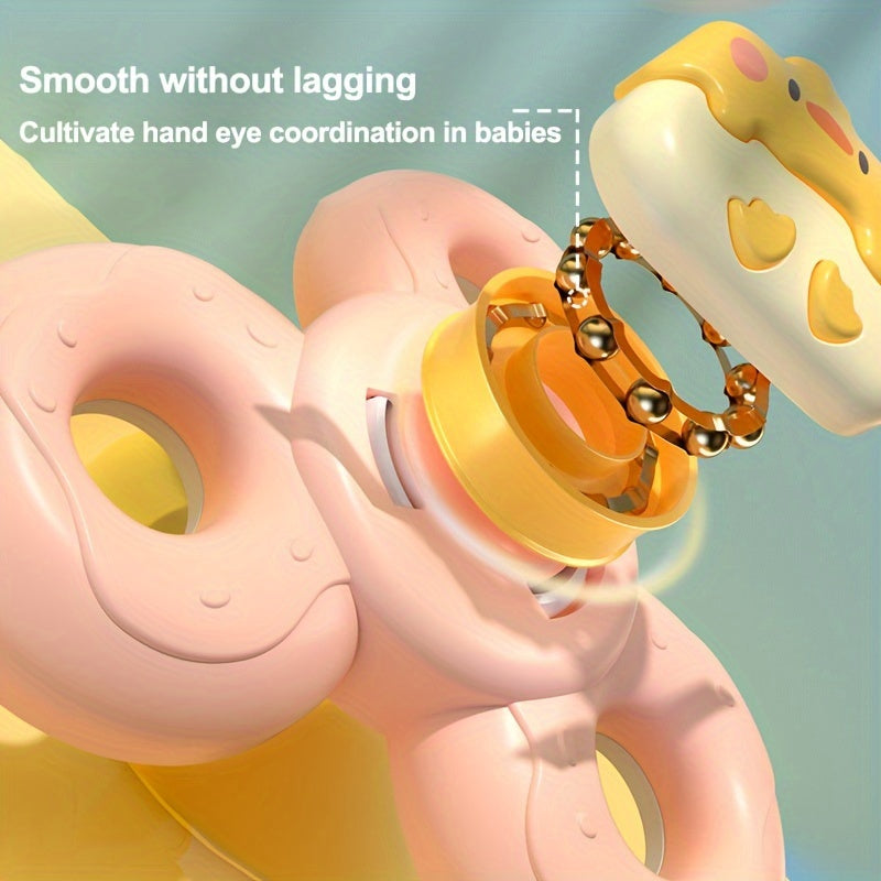 Baby Bath Toy for Infants and Toddlers Ages 0-3 Suction Cup Spinner Chewable BPA-Free