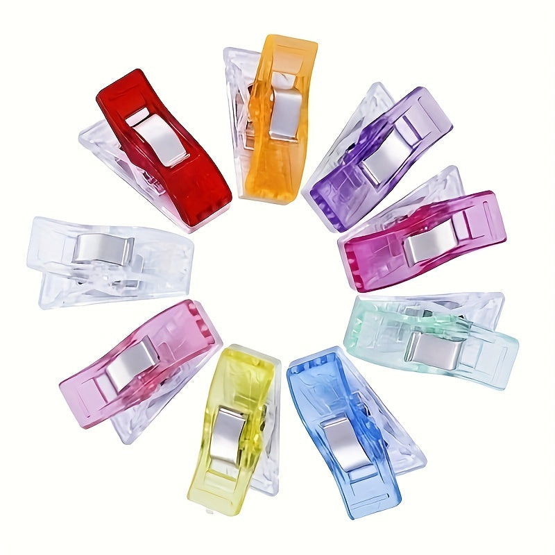 Multicolor Craft Clips for Sewing Crochet Knitting Quilting Binding Fabric Paper 20/50 Pack