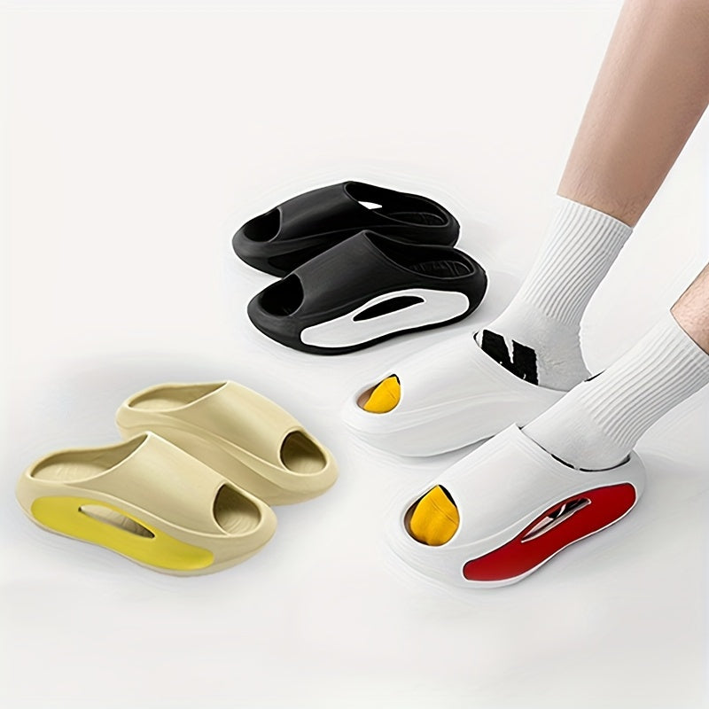 Zapatillas casuales unisex de punta abierta con suela gruesa de EVA, transpirables y antideslizantes para todas las estaciones