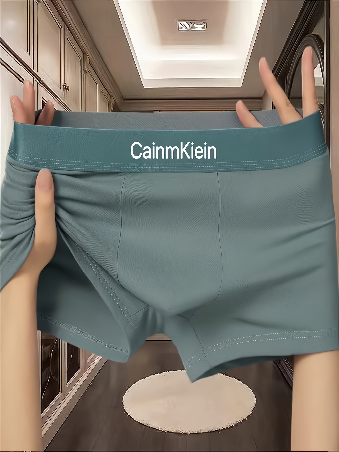 Men's Low-Rise Boxer Briefs Set of 6 Breathable Quick-Drying Polyester Spandex Underwear