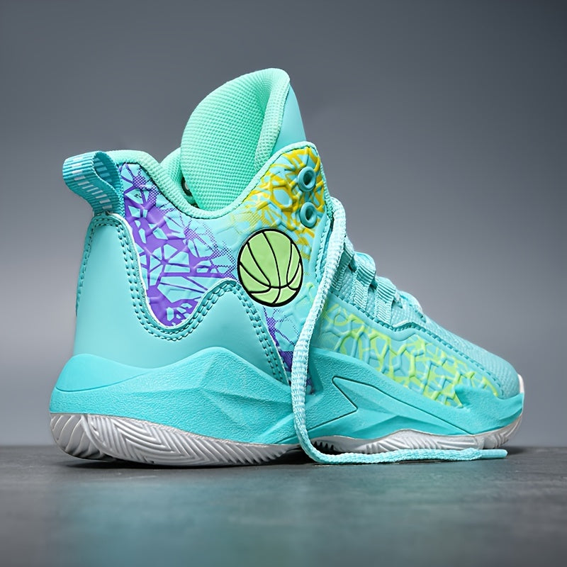 Kids Basketball Shoes Breathable Lightweight Casual Sneakers for Boys and Girls