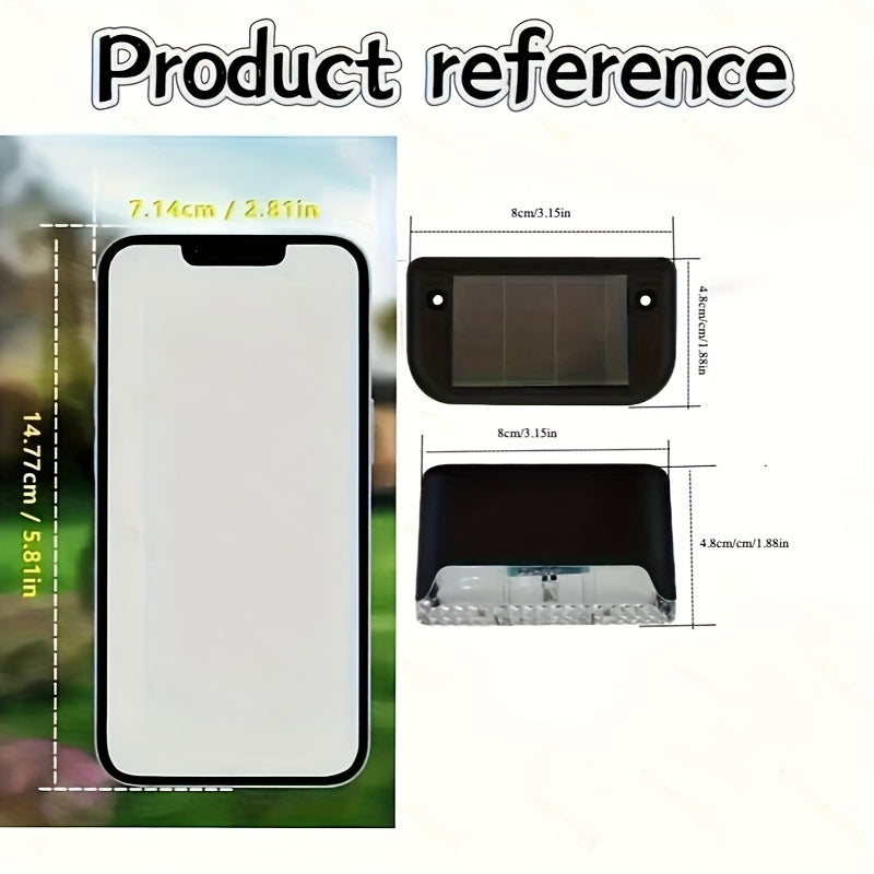 Lámparas solares LED de paso de 16/12/4 piezas para exteriores, para escaleras, caminos, resistentes al agua IPX-4