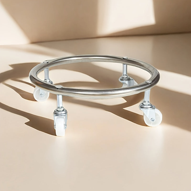 Zinapoyali, buriladigan asosli va harakatlanuvchi trolley - oshxona, catering va mehmonxona foydalanishi uchun xavfsiz va qulay transport uchun ideal bo'lgan zanglamas po'lat gaz silindri dolly.