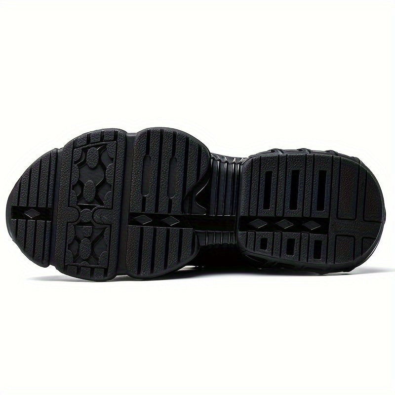 Men's Steel Cap Work Shoes Durable Safety Outdoor Anti-Penetration Counter-Smash Mid Top