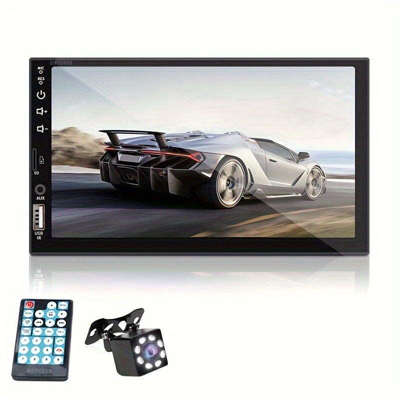Car Stereo System with GPS Touch Screen 7 Inch USB SD Reversing Camera Steering Wheel Control
