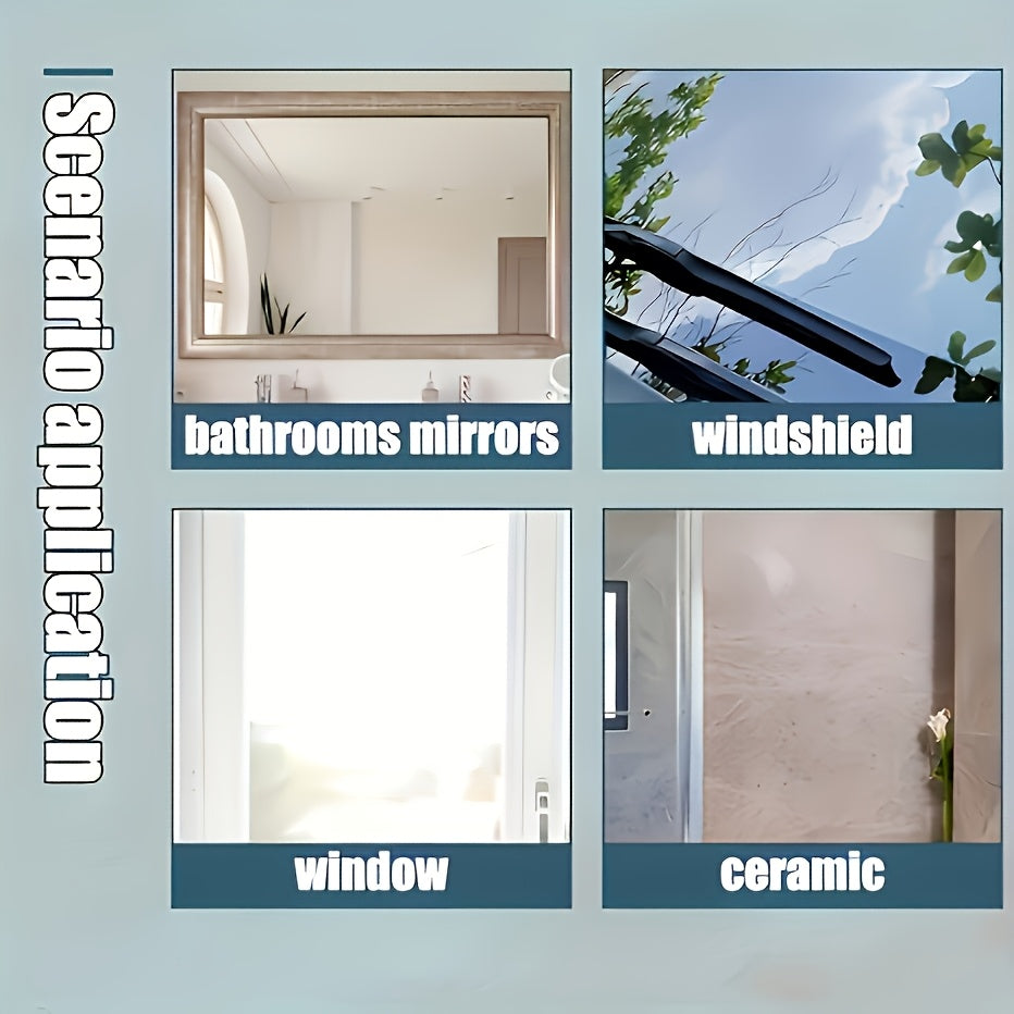 Multi-Purpose Cleaning Brush Set with Glass Cleaner and Microfiber Pad