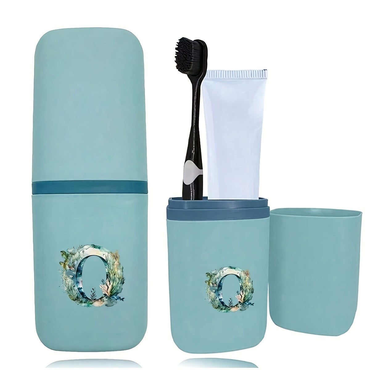 Tish cho'tkasi tutqichlari to'plami hammom aksessuarlari sayohat uchun suv o'tkazmaydigan saqlash qutisi