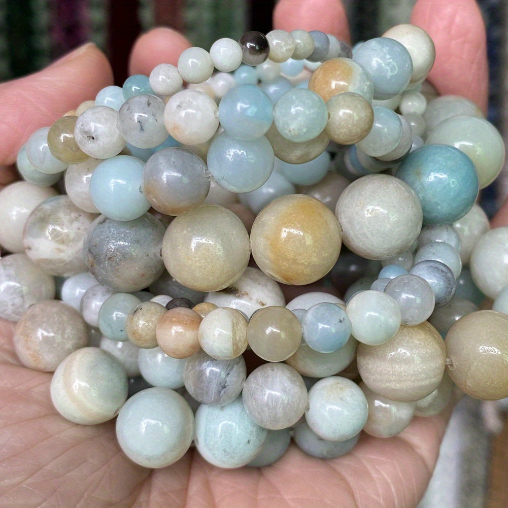 Natural Amazonite Beads Pack of 30 37 45 59 90 Pieces 4mm 6mm 8mm 10mm 12mm Jewelry Making