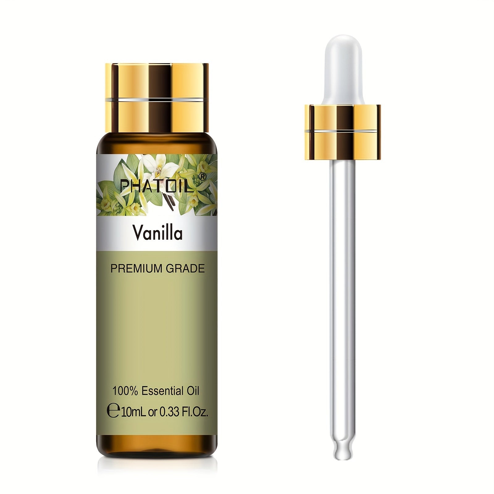 PHATOIL Efir moyi Yagona 10ml - Kayfiyatni ko'taruvchi aromaterapiya suvi, ko'p maqsadli foydalanish, yuqori sifatli, oqmas, UV nurlanishiga chidamli - 1 shisha