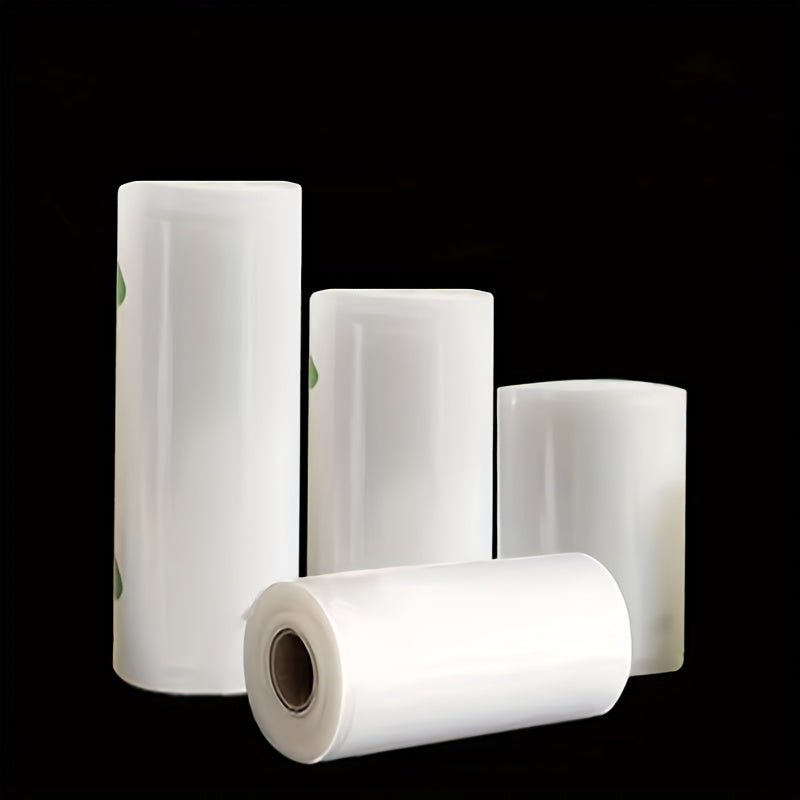 2pcs Food Storage Bags 15m Reusable White 11.02cm Kitchen Food Packaging