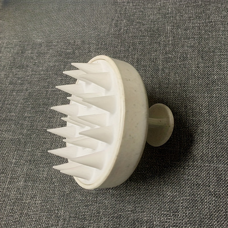 Silicone Scalp Massager with Exfoliating Shampoo Comb No Batteries 3 Colors