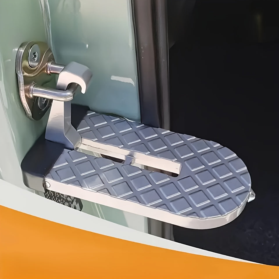 Universal Aluminum Folding Door Step for Roof Racks SUV Truck Sedan